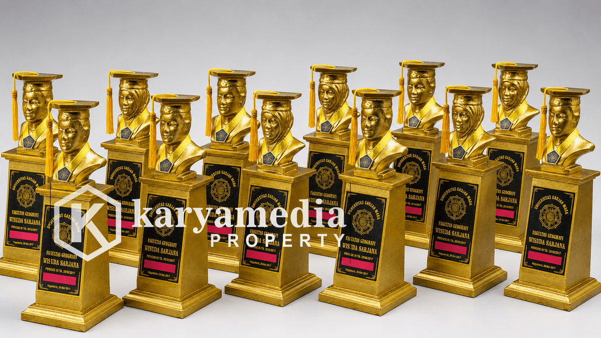 Patung wisuda custom fiberglass